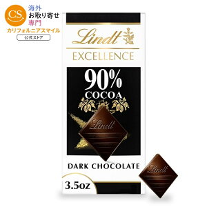 �����c �G�N�Z�����X �_�[�N�`���R���[�g �R�R�A90% 100g Lindt Excellence, Dark Chocolate, 90% 3.5 oz, Bar �y�����񂹏��i�z