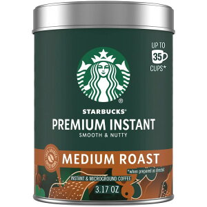 yAJEH}[gizX^[obNX v~A ~fBA[Xg CX^gR[q[ 90g Starbucks Premium Medium Roast Instant Coffee, 3.17 oz y񂹏izy킹Ĕz