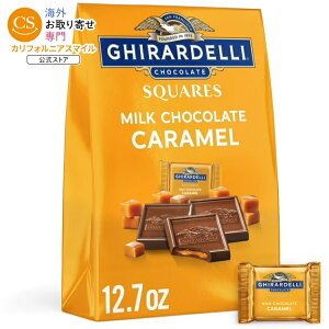 �M���f�� �~���N�`���R���[�g �L�������� �X�N�G�A 362.4g GHIRARDELLI Milk Chocolate Caramel SQUARES, 12.7 oz Bag �y�����񂹏��i�z