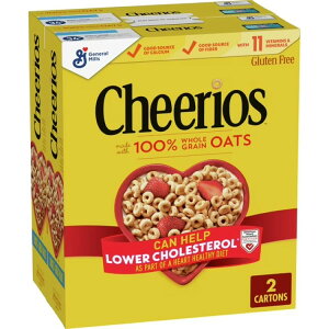 �`�F���I�X �O���e���t���[ �V���A�� 1.15kg 2���� Cheerios, Heart Healthy Gluten Free Breakfast Cereal, 40.7 oz (2 Boxes) �y�����񂹏��i�z