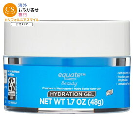 【当店過去最大級MAX1040円OFFクーポン】【アメリカウォルマート品】エクエート ハイドレーションジェル ヒアルロン酸配合 フェイスケア用 50g Equate Hydration Gel with Hyaluronic Acid for Moisturizing Face Care, 1.7 oz 【お取り寄せ商品】