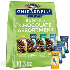 [限定版]ギラデリ イースターバニーズ チョコレートキャンディ アソートメント 294g GHIRARDELLI Easter Bunnies Chocolate Candy Assortment, 10.3 oz Bag 【お取り寄せ商品】
