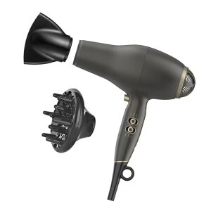 �C���t�B�j�e�B�v�� �R���G�A�[ �t���[���[�V���� �v�� �w�A�h���C���[ �u���b�N �f�B�t���[�U�[ �R���Z���g���[�^�[�t�� INFINITI PRO CONAIR FloMotion Pro Hair Dryer, Black, Diffuser and Concentrator Attachment