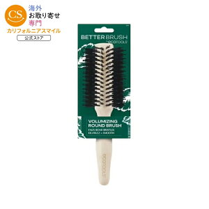 �G�R�c�[���Y ���E���h�w�A�u���V �c���d�グ EcoTools Volumizing Round Hairbrush for Enhanced Volume and Shine �y�����񂹏��i�z