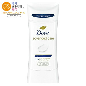 �_�� �A�h�o���X�P�A �f�I�h�����g�X�e�B�b�N �E�B�����Y �I���W�i���N���[�� 74g Dove Advanced Care Deodorant Stick for Women Original Clean 74g �y�����񂹏��i�z�y���킹�Ĕ��������z