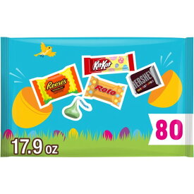 [限定版] ハーシーズ アソートチョコレート イースターキャンディ バラエティバッグ 507g（80個入り） Hershey Assorted Chocolate, Easter Candy Variety Bag, 17.9 oz (80 Pieces) 【お取り寄せ商品】