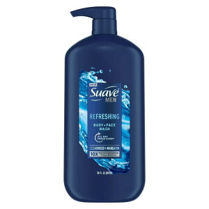 yAJEH}[gizXA[u  tFCX{fBEHbV tbVO 887ml Suave Men Face & Body Wash, Refreshing, 30 oz y񂹏iz