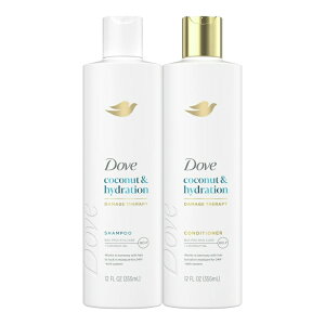 yAJEH}[giz_ RRibcnCh[V Vv[RfBVi[ Zbg 355ml Dove Coconut & Hydration Shampoo & Conditioner Set, 12 oz 2 count y񂹏izy킹