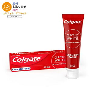 �y�N���X�g&�R���Q�[�g���킹�����N�[�|����10��-31���z�R���Q�[�g �I�v�e�B�b�N�z���C�g �X�e�C���t�@�C�^�[ ���݂����� �N���[���~���g 170g Colgate Optic White Stain Fighter Teeth Whitening Toothpaste, C