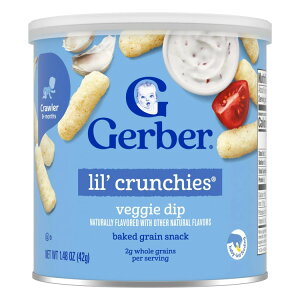 yXߋő勉MAX1040~OFFN[|zyAJEH}[gizK[o[ Xe[W3 xr[t[h xW^ufBbv  N`[ 42g Gerber Stage 3 Baby Food, Veggie Dip Lil Crunchies, 1.48 oz Cani