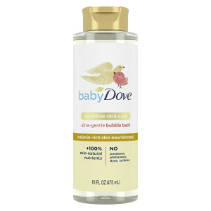 yAJEH}[gizxr[_ ouoX ibVO ZVeBuXLPA jb`XL 475ml Baby Dove Bubble Bath Nourishing Sensitive Skin Care Melanin Rich Skin Nourishment, 16 oz y