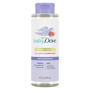 yAJEH}[gizxr[_ EgWFg ouoX J[~OCX`[ ZVeBuXL 475ml Baby Dove Ultra-Gentle Bubble Bath Calming Moisture Sensitive Skin, 16 oz y