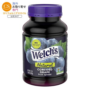 �E�F���` �i�`�������R���R�[�h�O���[�v�X�v���b�h 765g Welch's Natural Concord Grape Spread, 27 oz Jar �y�����񂹏��i�z