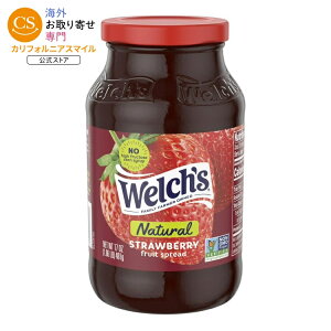 �E�F���` �i�`�������X�g���x���[�X�v���b�h 481g Welch's Natural Strawberry Spread, 17 oz Jar �y�����񂹏��i�z