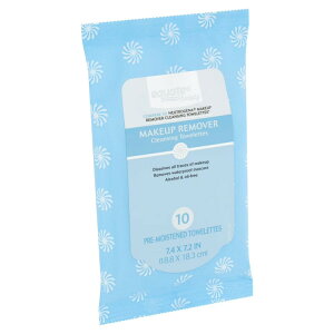 【アメリカウォルマート品】エクエート メイク落としクレンジングシート 携帯用 10枚入り Equate Makeup Remover Cleansing Towelettes for Travel, 10 Wipes 【お取り寄せ商品】