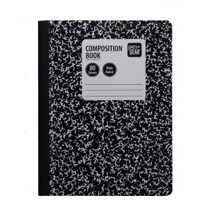 yAJEH}[gizyAhMA R|WVm[g Chr 7.5×9.75C` }[u y[p[\ 80 Pen+Gear Composition Book, Wide Ruled, Marble Design, Paper Cover, 80 Sheets y
