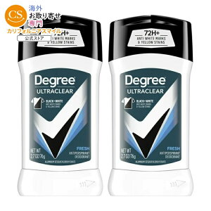�f�B�O���[ �����Y �E���g���N���A 72���� �f�I�h�����g�X�e�B�b�N 76g 2�{�Z�b�g Degree Men UltraClear 72H Men's Deodorant Stick, 2.7 oz Twin Pack �y�����񂹏��i�z