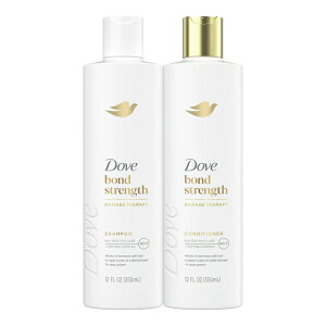 yAJEH}[giz_ Vv[RfBVi[ Zbg {hXgOX yv`hRvbNXz 355ml Dove Shampoo & Conditioner Set Bond Strength with Peptide Complex, 12 oz y