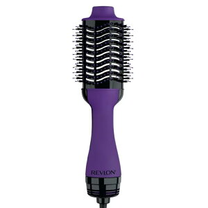 ���u���� �����X�e�b�v �{�����[�}�C�U�[ �h���C���[�u���V �p�[�v�� Revlon One-Step Volumizer and Hair Dryer Brush, Purple �y�����񂹏��i�z