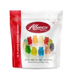 yAJEH}[gizAoj[Y [hxXg O~xA 12t[o[ t@~[TCY 1.02kg Albanese World's Best 12 Flavor Gummi Bears, Family Size Share 36 oz y񂹏iz