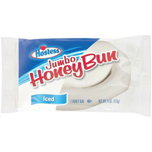 �z�X�e�X �W�����{�n�j�[�o�� �A�C�X�h 113g Hostess Jumbo Honey Bun, Iced Snack, 4 oz Pack �y�����񂹏��i�z