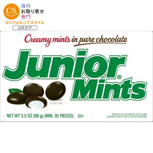 �g�b�c�B�[ �W���j�A�~���g �O���e���t���[ �_�[�N�`���R���[�g���~���g�t�B�����O 99g Tootsie Junior Mints, Gluten Free Dark Chocolate with Mint Filling, 3.5 oz �y�����񂹏��i�z