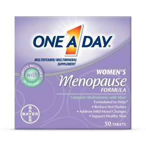 ワン・ア・デイ ウィメンズメノポーズフォーミュラ マルチビタミン 50タブレット One A Day Women's Menopause Formula Multivitamin Tablets, 50 Count 【お取り寄せ商品】