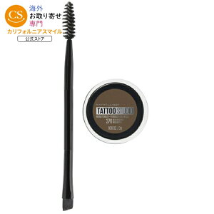 �y�|�C���gUP��18��-30���z���C�x���� �^�g�D�[�X�^�W�I �u���E�|�}�[�h �����O���X�e�B���O �r���_�u�� �A�C�u���E �~�f�B�A���u���E�� Maybelline Tattoo Studio Brow Pomade Long Lasting Buildable Eyebrow Mak