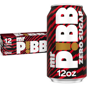 �~�X�^�[�s�u �[���V���K�[ �`�F���[�\�[�_�|�b�v 355ml 12�{�p�b�N Mr. Pibb Zero Sugar Cherry Soda Pop 12 fl oz, 12 Pack �y�����񂹏��i�z