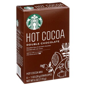 yAJEH}[gizX^[obNX _u`R[g zbgRRA~bNX 6 Starbucks Double Chocolate Hot Cocoa Mix, 6 Count Box y񂹏iz