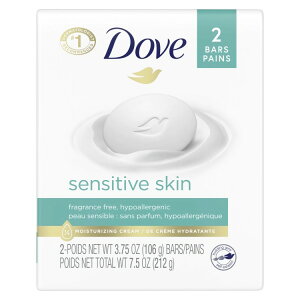 yAJEH}[giz_ r[eB[o[ oX\[v qp 106g 2 Dove Beauty Bar Bath Soap Sensitive Skin, 3.75 oz 2 Bars y񂹏izy킹Ĕz