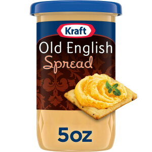 �N���t�g �I�[���h�C���O���b�V�� �p�X�`�����C�Y�h �v���Z�X�`�[�Y�X�v���b�h 141g Kraft Old English Pasteurized Process Cheese Spread, 5 oz �y�����񂹏��i�z