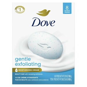 yAJEH}[giz_ r[eB[ o[\[v WFg GNXtHG[eBO 106g 8 Dove Beauty Bar Soap Gentle Exfoliating All Skin, 3.75 oz 8 Bars y񂹏izy킹