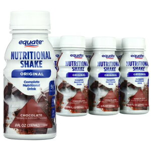 �G�N�G�[�g �`���R���[�g �I���W�i�� �j���[�g���V���i���V�F�C�N 237mL 6�{ Equate Chocolate Original Nutritional Shake, 8 FL OZ, 6 Count �y�����񂹏��i�z