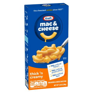 �N���t�g �}�J���j���`�[�Y �V�b�N&�N���[�~�[ 206g Kraft Mac and Cheese, Thick 'n Creamy 7.25 oz �y�����񂹏��i�z