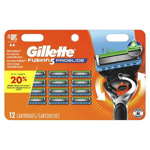 �W���b�g �v���O���C�h �֐n �j���p5���n�J�~�\���֐n �u���[ 12�� Gillette Pro Glide Men's Razor Blades, 12 Blade Refills, Blue �y�����񂹏��i�z