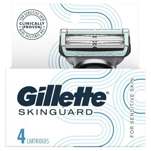 �W���b�g �X�L���K�[�h �֐n �j���p�J�~�\���֐n 4�� Gillette SkinGuard Men's Razor Blades, 4 Blade Refills �y�����񂹏��i�z