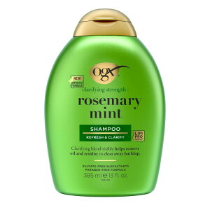 yAJEH}[gizOGX Nt@CO XgOX[Y}[~g wAVv[ 385ml OGX Clarifying Strength and Rosemary Mint Hair Shampoo, 13 fl. oz y񂹏iz