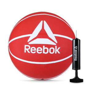 ���[�{�b�N �o�X�P�b�g�{�[�� 7�� ���b�h ��C����t�� Reebok Size 7 Basketball with inflatable Pump red �y�����񂹏��i�z