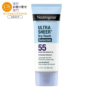 �j���[�g���W�[�i �E���g���V�A�[ �h���C�^�b�` ���Ă��~�߃��[�V���� SPF55 88mL Neutrogena Ultra Sheer Dry-Touch SPF 55 Sunscreen Lotion, 3 fl. oz �y�����񂹏��i�z