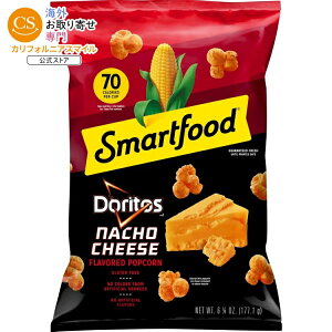 �X�}�[�g�t�[�h �|�b�v�R�[�� �h���g�X �i�`���`�[�Y�� 177.1g Smartfood Popcorn Doritos Nacho Cheese Flavored 6.25 Oz, Bag �y�����񂹏��i�z�y���킹�Ĕ��������z