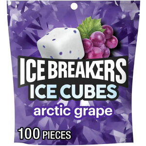 yAJEH}[gizACXu[J[Y ACXL[u A[NeBbNO[v VK[t[K 100 Ice Breakers Ice Cubes Arctic Grape Flavored Sugar Free 100 y񂹏iz