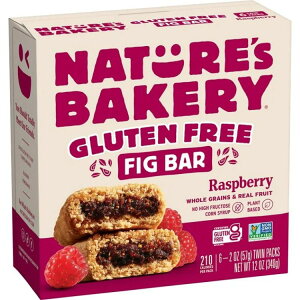 �l�C�`���[�Y�x�[�J���[ ���Y�x���[�t�B�O�o�[ �c�C���p�b�N 6�ܓ��� Nature's Bakery Raspberry Fig Bars in Twin pack Box, 2 oz Each �y�����񂹏��i�z