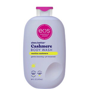 yAJEH}[gizCIX VA x^[ JV~A {fBEHbV ojJV~A N[~[WFtH[~ 473ml eos Shea Better Cashmere Body Wash Vanilla Cashmere Creamy Gel Formula 16 oz y