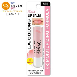 �y�|�C���gUP��18��-30���zLA COLORS ���[�h ���b�v�o�[�� �e�B���g���b�v �p�b�J�[�A�b�v 2.8g L.A. COLORS Mood Lip Balm, Tints Lips Pink, Pucker Up, 0.10 oz �y�����񂹏��i�z�y���킹�Ĕ��������z