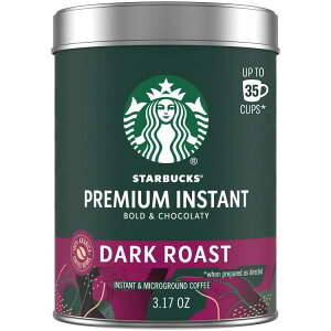 【アメリカウォルマート品】スターバックス プレミアムダークロースト インスタントコーヒー 90g Starbucks Premium Dark Roast Instant Coffee, 3.17 oz 【お取り寄せ商品】【合わせて買いたい】