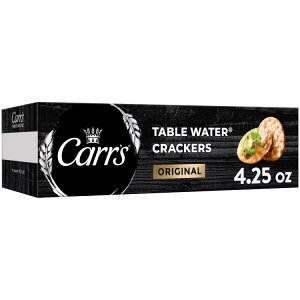 �J�[�Y �I���W�i�� �e�[�u���E�H�[�^�[�N���b�J�[ �x�C�N�h�X�i�b�N�N���b�J�[ 120g Carr's Original Table Water Crackers, Baked Snack Crackers, 4.25 oz �y�����񂹏��i�z