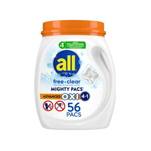 yAJEH}[gizI[ t[NA ܃pbN }CeBpbNX ILVnYEݎ萬 EFEqp 56 all Laundry Detergent Pacs, Mighty Pacs with O