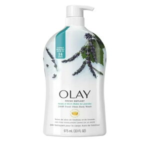 yAJEH}[gizIC tbVAEgXg {fBEHbV o[`EH[^[x_[̍ 975mL Olay Fresh Outlast Body Wash, Birch Water & Lavender, All Skin Types, 33 fl oz y