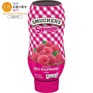 �X�}�b�J�[�Y �X�N�C�[�Y �V�[�h���X ���b�h���Y�x���[�W���� 566g Smucker's Squeeze Seedless Red Raspberry Jam, 20 oz �y�����񂹏��i�z
